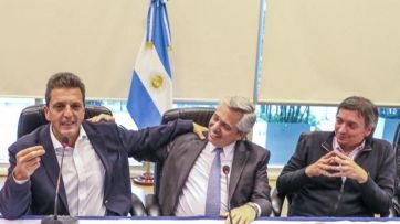 Alberto y Massa evaluaron el posible reemplazante de Máximo
