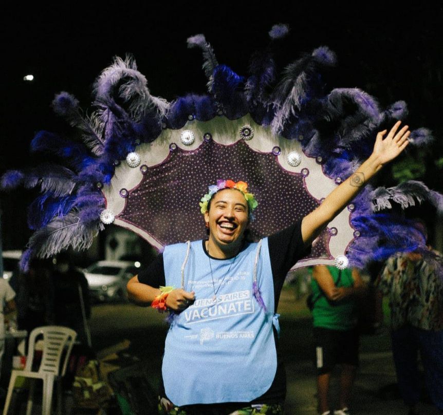 Carnaval y pandemia: cómo fue la segunda edición de la Noche de las Vacunas
