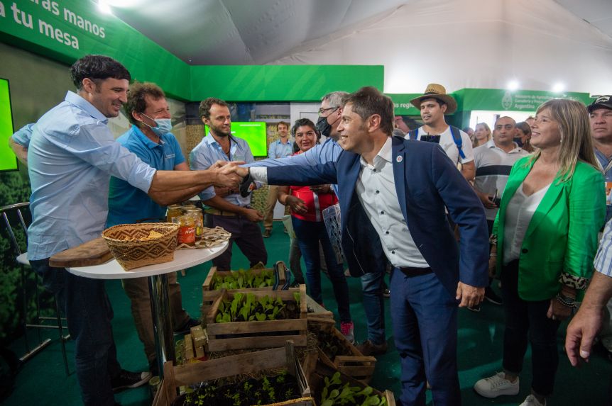 Tendiendo lazos: Kicillof buscó un acercamiento con el campo