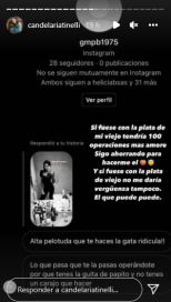 El furioso descargo de Cande Tinelli luego de que le censuraran una foto en las redes