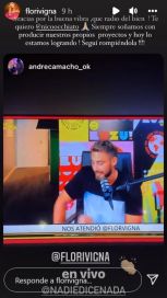 La charla donde Flor Vigna le reconoce a Nico Occhiato que su nuevo tema habla de él