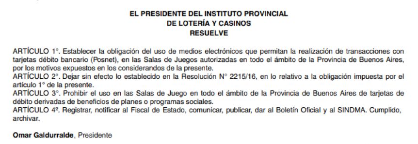 Polémica: la Provincia habilita el uso de tarjetas de débito y cajeros en salas de juego - La Tecla