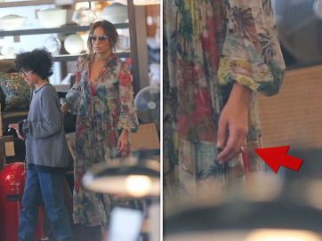 Jennifer López anunció su compromiso con Ben Affleck
