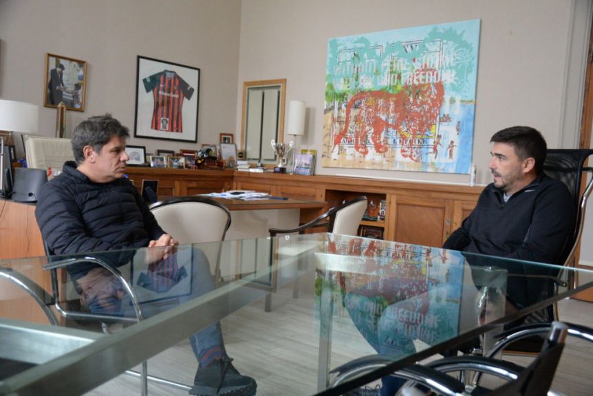 Intendente PRO recibió a Manes en su despacho y despertó suspicacias