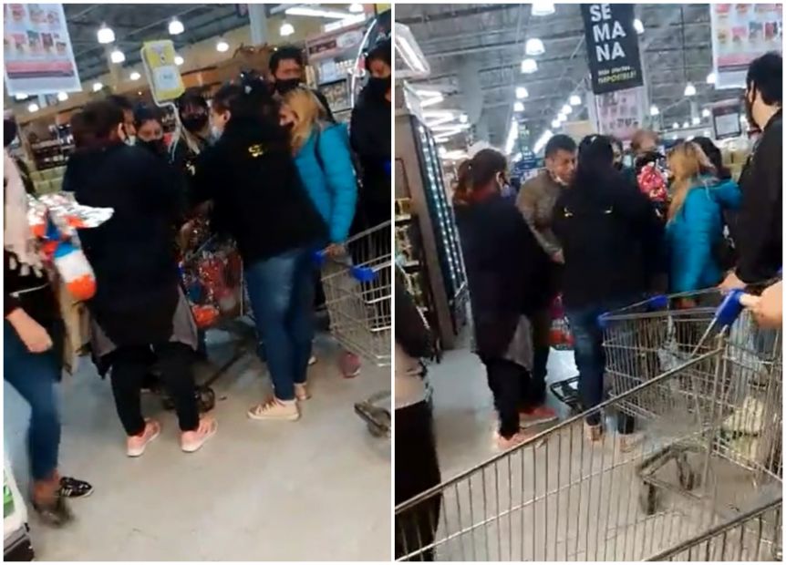 Descontrol en el súper: clientes a los gritos y empujones por los huevos de pascua