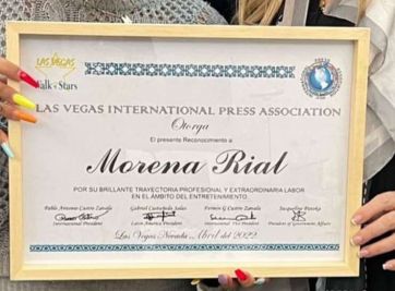 Las Vegas reconoció a Morena Rial por su 
