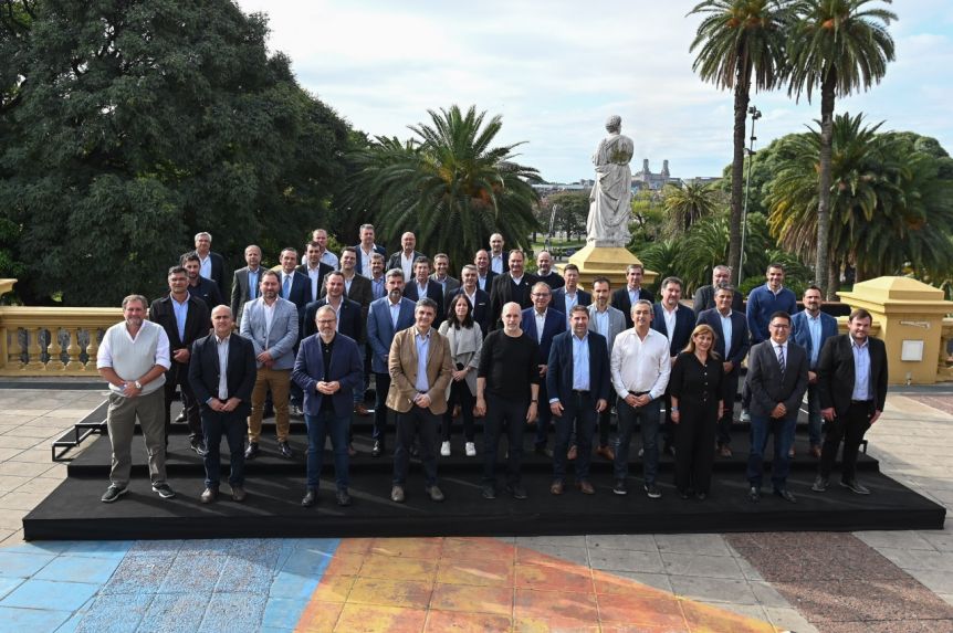Qué intendentes participaron del encuentro sobre cambio climático