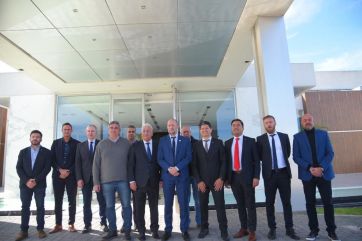Con el foco puesto en producir, Martín Insaurralde se reunió con empresarios bonaerenses