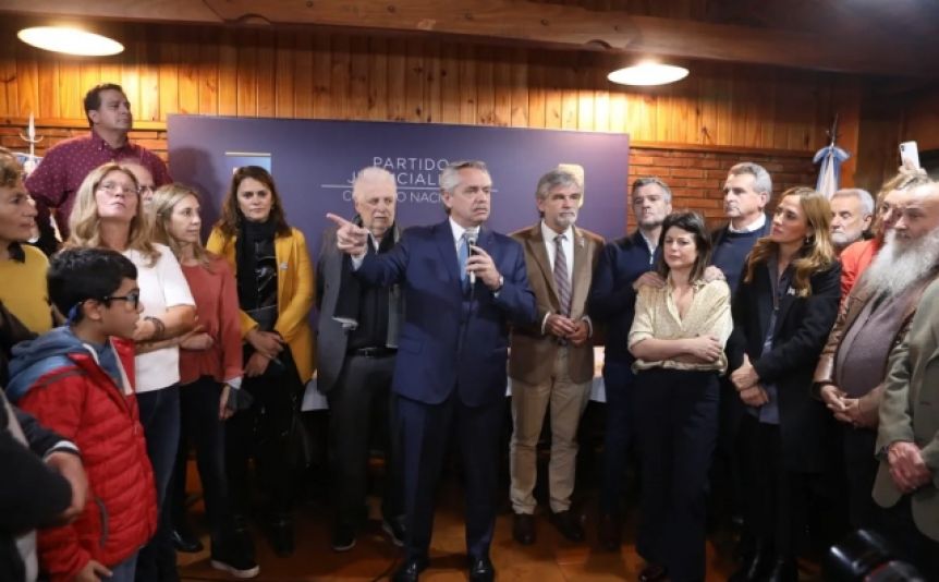 Entre locros, misas y mística peronista, Alberto volvió a llamar a la unidad