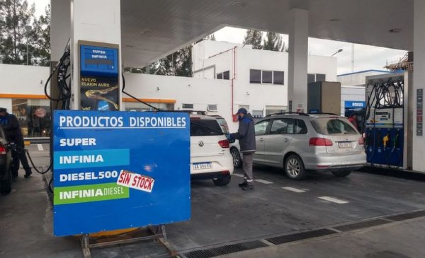 La escasez de gasoil ya se siente en el centro y sur de la Provincia