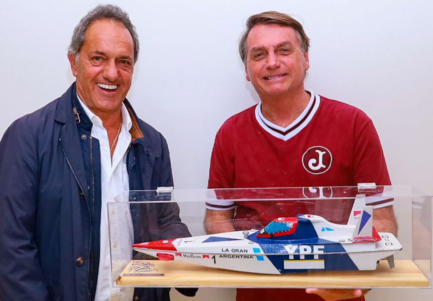 Scioli se despidió de Brasil, asume esta semana y mantendrá el equipo