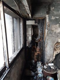 Las impactantes imágenes del trágico incendio en el departamento de Recoleta