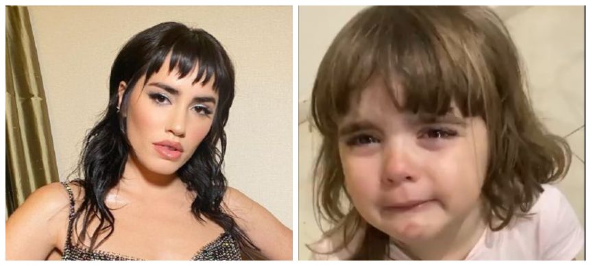 El desconsolado llanto de una niña por no poder asistir al show de Lali Espósito