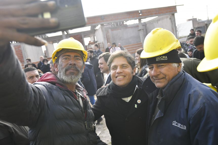 Kicillof se enfocó en su gestión y siguió de gira por el interior