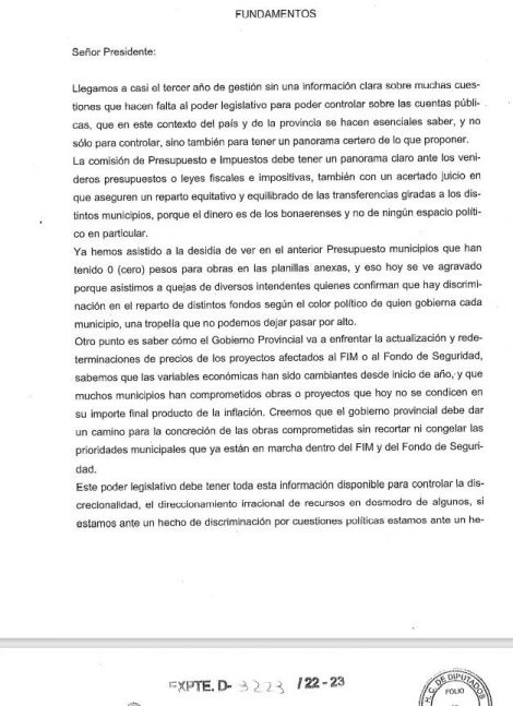Juntos exige a Kicillof información sobre el envío de fondos a los municipios - La Tecla