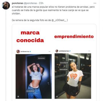 Un grupo de emprendedores estalló contra Emilia Mernes: 