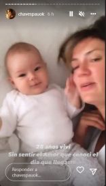 El conmovedor posteo de Paula Chaves por el cumpleaños de su hija Olivia Alfonso
