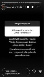 Cinthia Fernández contó que la salud de su hija volvió a empeorar: 