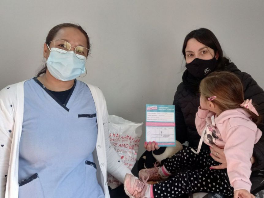 Coronavirus: comienza la vacunación libre para niñas y niños de 6 meses a 2 años