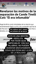 Ángel de Brito contó que Cande Tinelli dejó a Coti Sorokin por 