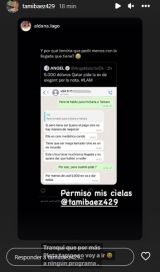 Ángel de Brito compartió la cifra que pidió Tamara Báez para dar nota y ella le respondió