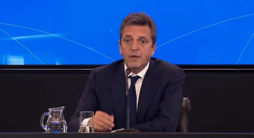 Massa prometió medidas para los más vulnerables con lo recaudado del dólar soja
