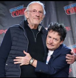 “Volver al futuro”: el emotivo reencuentro de Michael J. Fox y Christopher Lloyd