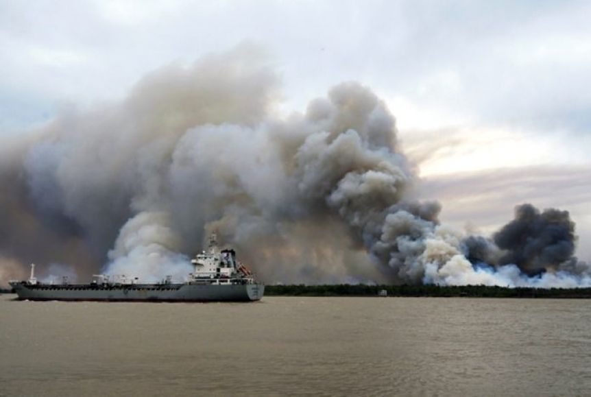 En la segunda sección, preocupados por el humo del Delta: “Es impresionante”