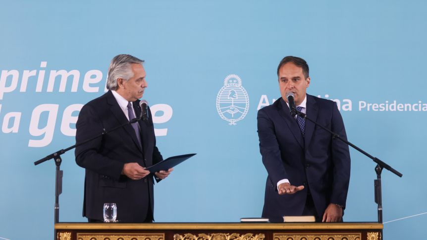 Maggiotti juró como ministro de Desarrollo Territorial y Hábitat