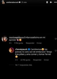 La firme respuesta de Paula Chaves cuando una seguidora afirmó que estaba embarazada
