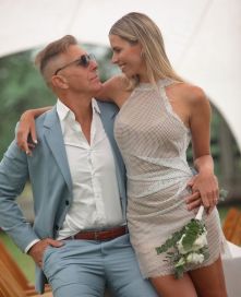 Mirá las fotos del casamiento de Alejandro Fantino y Coni Mosqueira