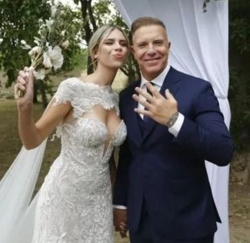 Mirá las fotos del casamiento de Alejandro Fantino y Coni Mosqueira