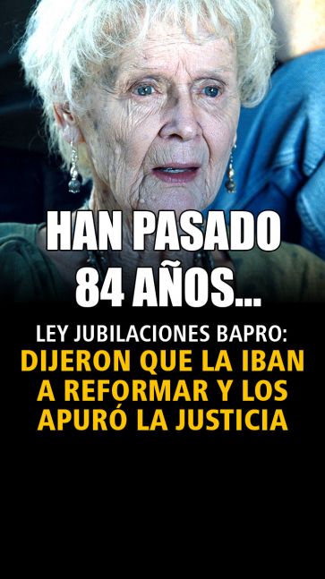 Ley de jubilaciones BAPRO
