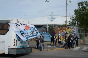 Así llegaron los funcionarios y la militancia K al Estadio Único de La Plata