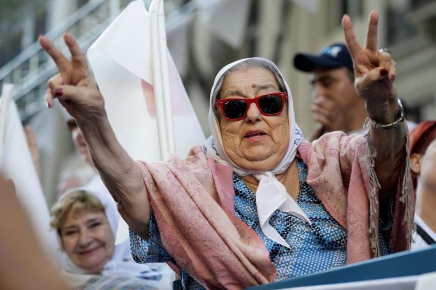 Despedirán a Hebe de Bonafini este jueves en Plaza de Mayo