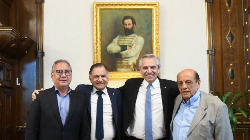 Un proyecto de ley, el motivo de la visita de tres intendentes a Alberto Fernández
