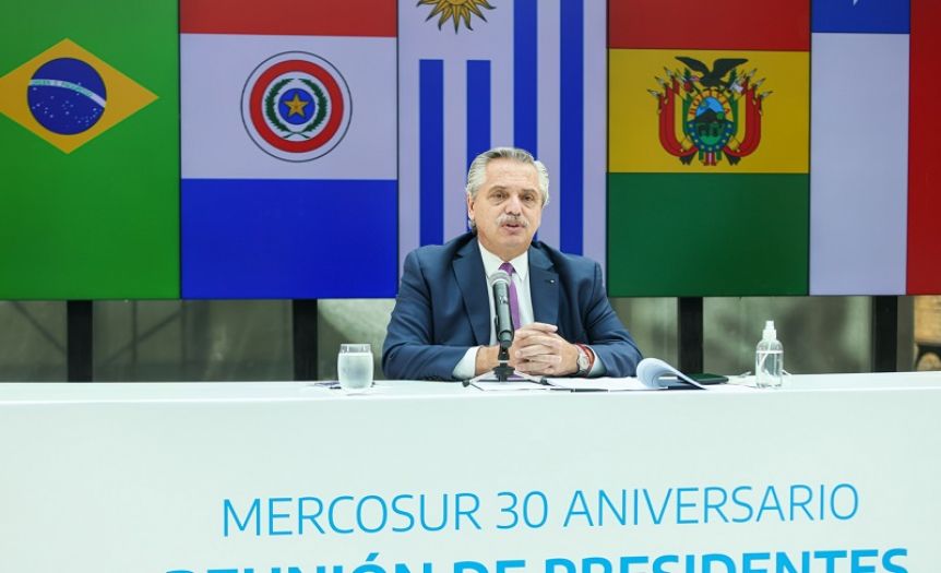 Nuevas funciones para Alberto: el martes asumirá la presidencia del Mercosur