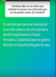 Luciana Salazar habló de la desconocida cláusula que le puso Martín Redrado