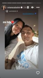 El romántico mensaje de Oriana Sabatini a Paulo Dybala tras el partido de Argentina