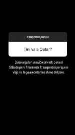Se conoció el verdadero motivo por el que Tini Stoessel no viajó a la final del Mundial