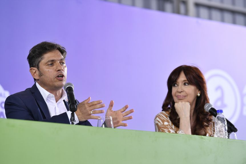 Axel Kicillof clamó por Cristina, fustigó a la oposición y puso la mirada en el 2023