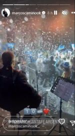 Messi asistió al 15 de su sobrina en Rosario: los videos de su noche con Los Palmeras