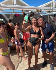 Las recorridas y estrategias de los candidatos en la playa