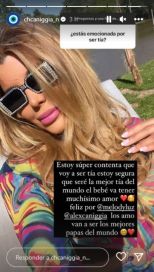 Charlotte Caniggia habló por primera vez de la futura paternidad de su hermano Alex
