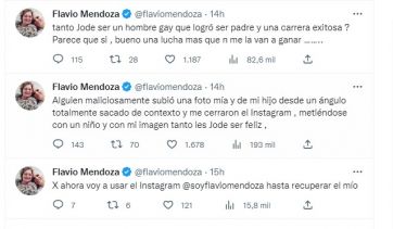 El furioso descargo de Flavio Mendoza luego de que le cerraran su cuenta de Instagram