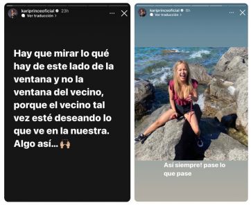 Karina la princesita compartió mensajes positivos luego de la preocupación de sus fans