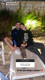 La foto inédita de Rodrigo de Paul y Tini Stoessel