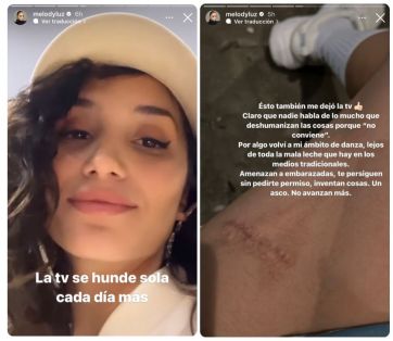 La reacción de Melody Luz luego de que la prensa comuniqué el sexo de su bebé