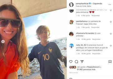 El detalle de la vestimenta del hijo de Pampita que indignó a sus seguidores