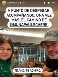 La emoción de Agustina Cherri por el viaje de su hija Muna Pauls a Nueva York